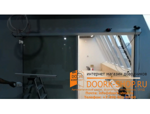 Готовый объект по автоматической раздвижной двери DORMA (dormakaba) от компании DOORK-SHOP.RU